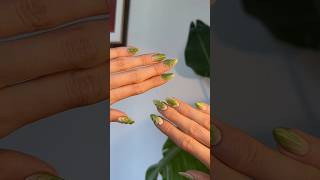 Robię paznokcie inspirowane ogórkiem 🥒 paznokcie 3dnailart nailsinspo nailart manicure diy [upl. by Garmaise]