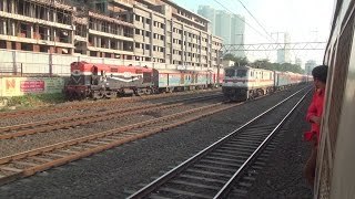 One Hell Of A Race with INDIAS FASTEST TRAIN Mumbai Rajdhani Express [upl. by Onaicilef625]