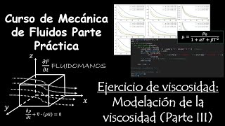 Modelacion de la viscosidad Parte III Análisis de sensibilidad [upl. by Asenej71]