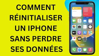 Comment réinitialiser un iPhone sans perdre ses données [upl. by Steck54]