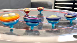 FULL JUMPING BEYS  6WAY SHOT DRIVER Battle Epic SlowMo  Beyblade Burst DB [upl. by Aljan800]