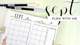 PLAN WITH ME SEPT BUJO [upl. by Jeconiah399]