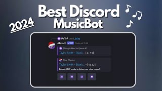 Best Discord Music Bot  2024 Setup Guide  Supports multiple Sources [upl. by Eetak138]