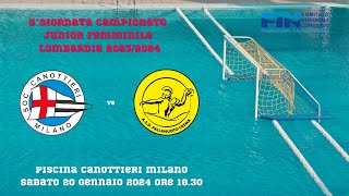 Canottieri Milano vs Pallanuoto Crema [upl. by Lefty727]