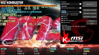 MSI Kombustor Tutorial for Stable GPU Overclock Tuning [upl. by Olgnaed]