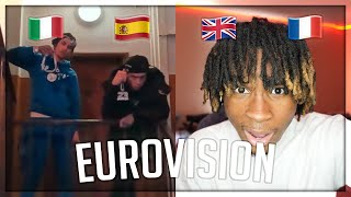 Central Cee  Eurovision Ft Rondodasosa Baby Gang AND MORE REACTION  🇬🇧 🇮🇹 🇪🇸 🇫🇷 [upl. by Canice]