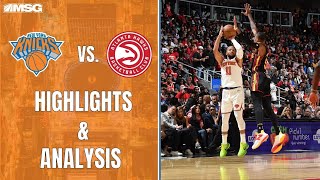 Jalen Brunson Drops 31 Against Hawks In Knicks First Win  New York Knicks [upl. by Aihsar]