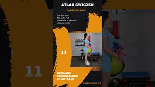 Uginanie ramion z hantlami z przekręcaniem nadgarstka Atlas Ćwiczeń DWS 12 short biceps fitness [upl. by Eula]