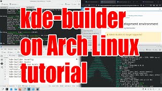 kdebuilder on Arch Linux how to build KDE source tutorial  November 2024  ec690661 [upl. by Aicnom]