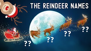 What are the names of Santas reindeer in English [upl. by Quickman]