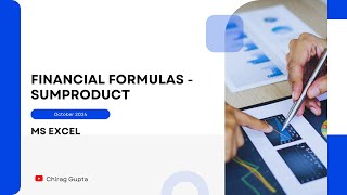 Master the SUMPRODUCT Formula for Financial Analysis  Excel for Finance [upl. by Chic]