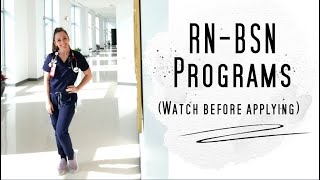 RN to BSN programs what you NEED to know [upl. by Rehportsirhc]