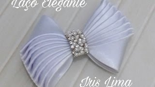 Laço De Fita Cetim  Laço Elegante  🎀 DIY🎀 PAP 🎀 TUTORIAL 🎀 [upl. by Angi]