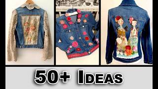 50 MindBlowing Ways to Revamp Your Old Jean Jacket [upl. by Annaigroeg]