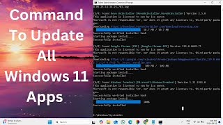 Update All Windows Applications in One Go  Winget Upgrade 2024 [upl. by Gonta]