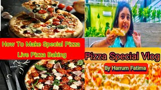 How To Make Special Pizza  Live Pizza Baking  Harrum Fatima Official [upl. by Leuqar739]