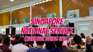 ENLISTMENT DAY AT THE NAVAL DIVING UNIT  SINGAPORE NATIONAL SERVICE [upl. by Ettegroeg]