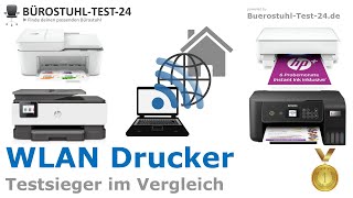 Beste WLANDrucker 2024 TOP 5 🥇 TestSieger Vergleich Drahtlose WiFi Drucker [upl. by Burgess]