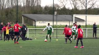 Finale départementale U13 Match de poule ASSOA contre Bezon 02 04 16 [upl. by Yaniv854]