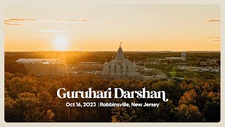 Guruhari Darshan October 16 2023 Robbinsville NJ [upl. by Sumaes]