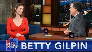 Betty Gilpin Is Fascinated By The quotActress On Talk Showquot Trope [upl. by Bellis]