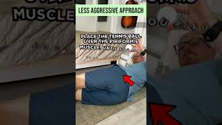 How to Do SelfTrigger Point Release on Your Piriformis Muscle Using a Tennis Ball shorts [upl. by Elmira]