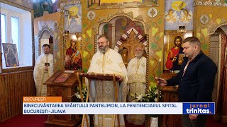 Binecuvântarea Sfântului Mucenic Pantelimon la Penitenciarul Spital BucureștiJilava [upl. by Anir]