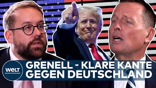 quotTRUMP 20quot USDiplomat Richard Grenell stellt klar  Das droht Deutschland  WELT Interview [upl. by Yetah]