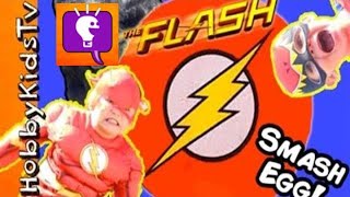 Giant FLASH Smash Egg by HobbyKidsTV [upl. by Lahcim636]