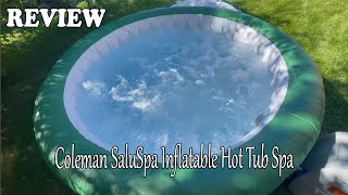 Coleman Saluspa Portable Inflatable Hot Tub Review  Watch before ordering [upl. by Torrance]