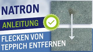 Mit Natron den Teppich reinigen Tipps  Flecken von Teppich entfernen [upl. by Pike]