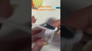 Single Crochet Foundation Chain Best Way to Start Your Crochet Project [upl. by Yliak]