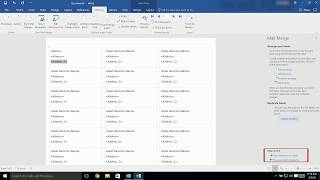 How to do a Mail Merge in Microsoft® Word for Windows® [upl. by Taka]