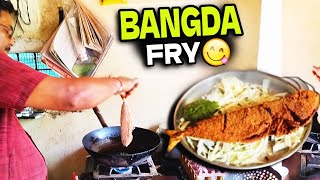 Delicious Bangda Fish Fry Recipe in Marathi [upl. by Sherl]