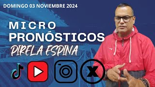 HIPISMO MICRO PRONÓSTICOS 💰Domingo 03 De Noviembre 2024  La Rinconada Con Leonardo Pirela Espina 👻 [upl. by Nosauq]