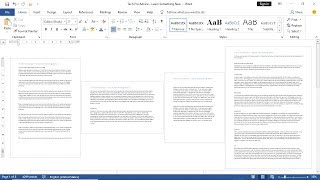 How to Create Different Page Sizes in MS Word [upl. by Adrahs]