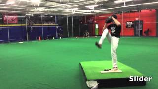 Pat Barrett LHP 2017 Briarcliffe College College Baseball Recruit [upl. by Ekaterina]