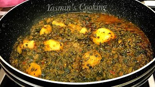 Shalgam Palak Recipe By Yasmin’s Cooking [upl. by Eelak285]