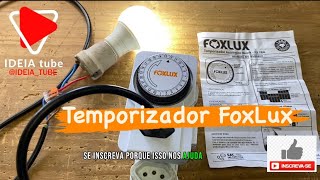 Como configurar o Temporizador Analógico FoxLux [upl. by Enived]