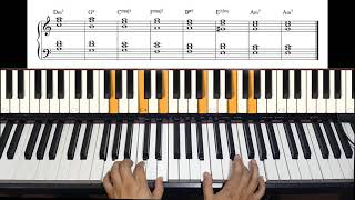 PIANO SALSA  CIRCULO DIATONICO MENOR [upl. by Amye211]