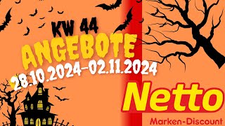 NETTO Prospekt  Angebote ab 28 OKTOBER 2024  ORIGINAL KATALOG [upl. by Nedearb]