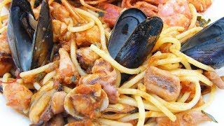 SPAGHETTI ALLO SCOGLIO BUONISSIMI  FoodVlogger [upl. by Meedan]