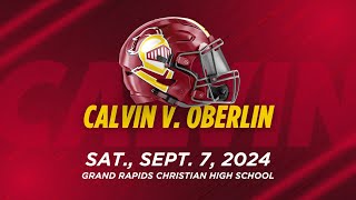 Calvin v Oberlin Football [upl. by Oicam583]