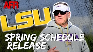 LSU Announces Spring Schedule  Biggest Storylines To Watch [upl. by Akehs907]