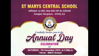 ST MARYS CENTRAL SCHOOL  KINNIGOLI  ANNUAL DAY CELEBRATION 2024 [upl. by Redd]