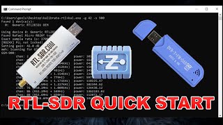 RTLSDR Quick Start Guide  Driver amp Calibration [upl. by Storer]