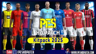 PES 2013 HD Patch 2024  New Season 2025 Kits Pack v1 [upl. by Reinhard]