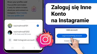 Jak zalogować się na inne konto na Instagramie 2024  Instagram Zaloguj się na inne konto [upl. by Joanna]