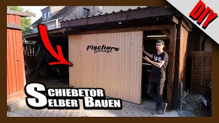 DIY Schiebetor  Garagentor Selberbauen [upl. by Akitan]