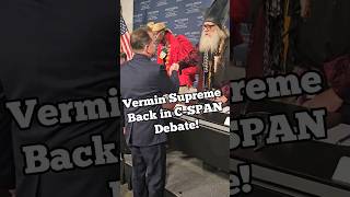 Vermin Supreme in CSPAN Debate election2024 [upl. by Yntirb]